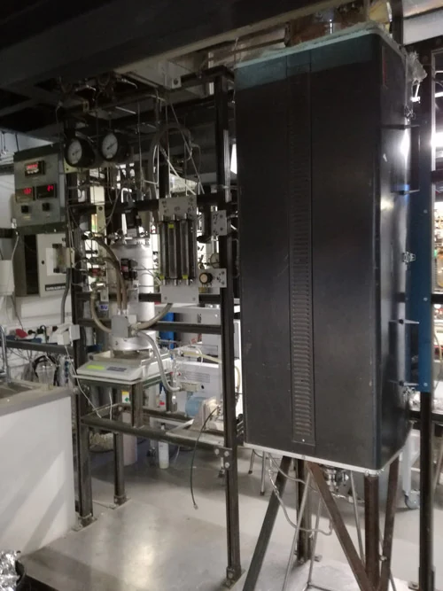 Steamer unit for pilot scale samples